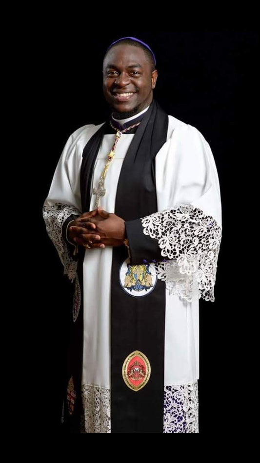 Full length Surplice 12" lace